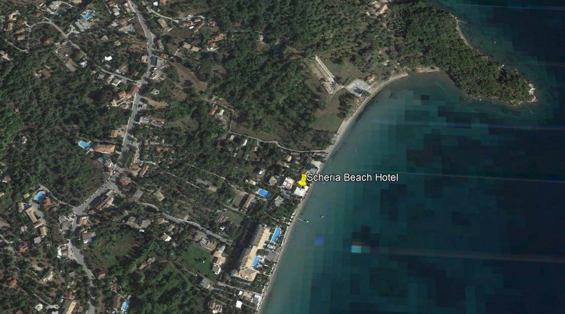 scheria beach hotel krf grcka letovanje olimpturs lokacija
