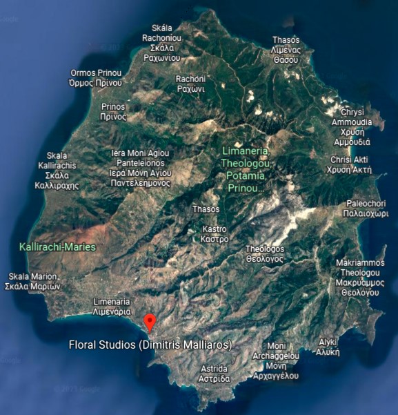 floral studios tasos grcka ostrva grcka letovanje olimpturs lokacija