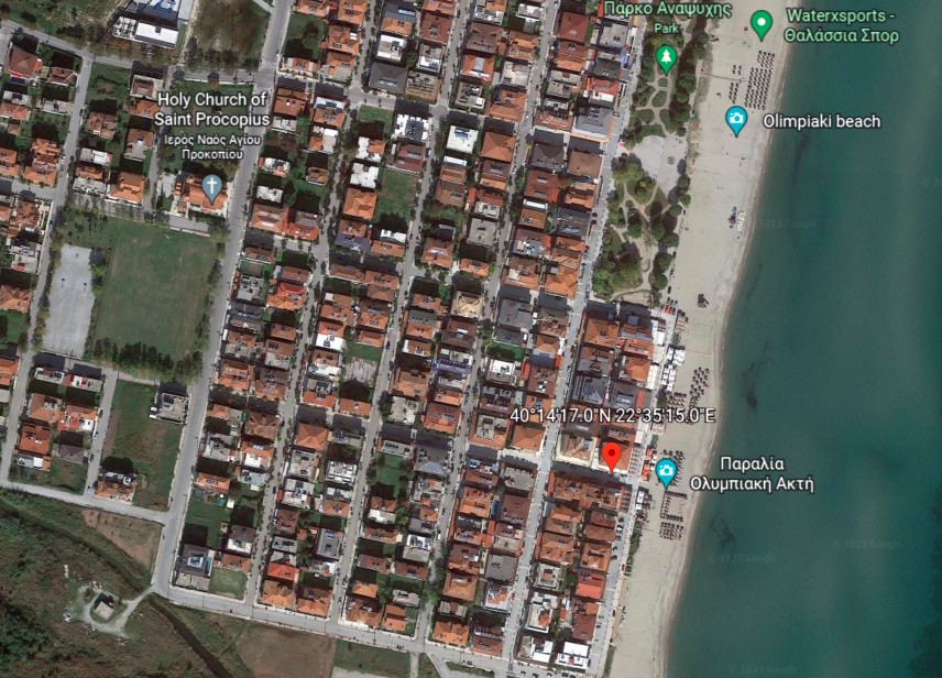 kirki olympic beach olimpska regija grcka letovanje olimpturs lokacija